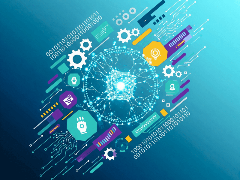 Top 7 Best Artificial Intelligence Programs to Learn in 2025 1 Futuristic illustration of digital transformation with glowing neural network, representing the best artificial intelligence programs in 2025.