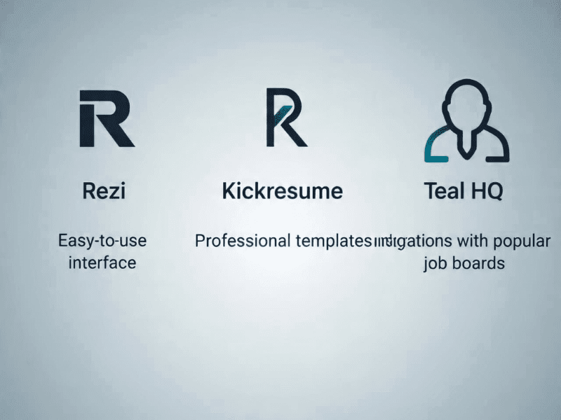 Top 3 AI resume builders Reddit users recommend in 2025 — Rezi, Kickresume, Teal HQ.