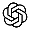 open AI logo,ai promt engineer courses