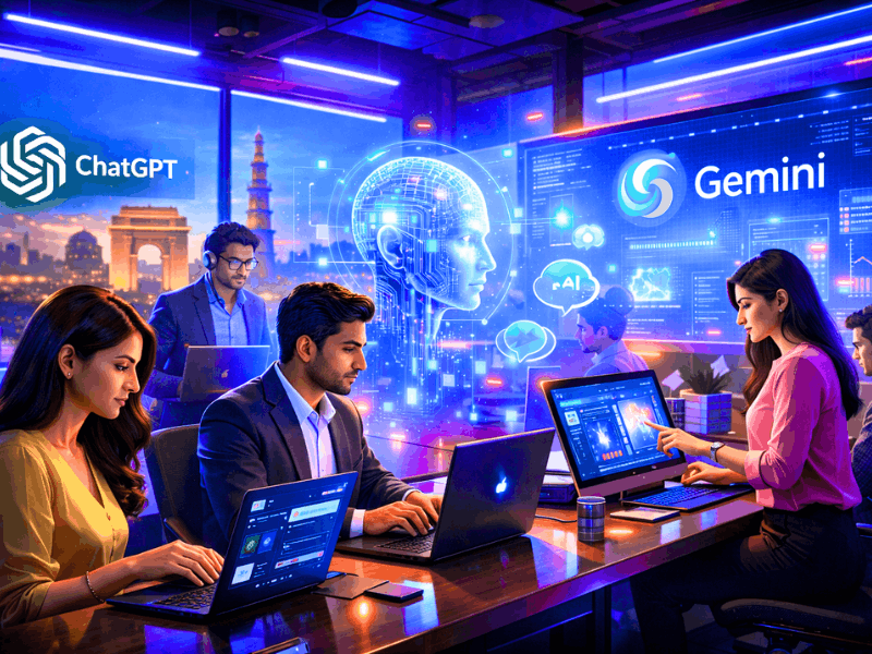Best Gen AI Certification Courses 2026 revolution in India with professionals using ChatGPT and Gemini.