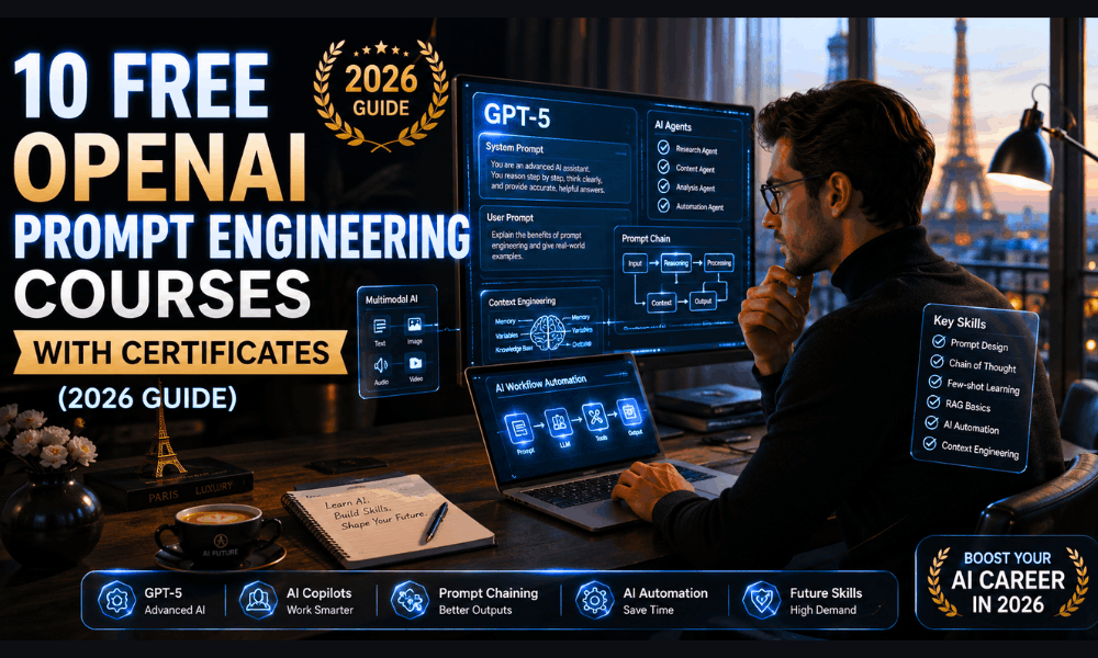 GPT-5 prompt engineering courses workspace.
