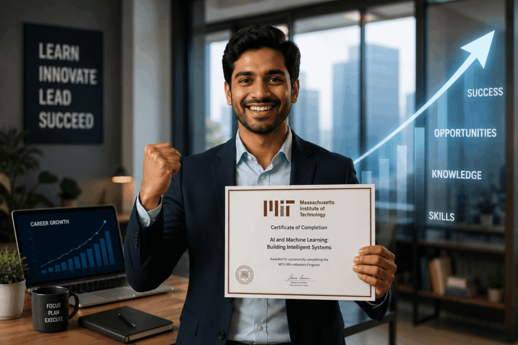 MIT AI course online career success with certificate and growth.