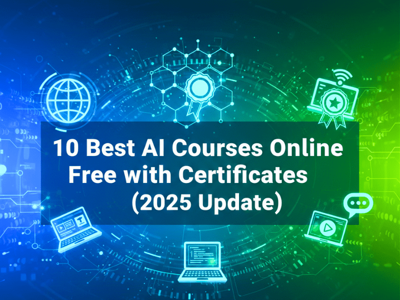 Best AI Courses 2025 Free with Certificates Banner