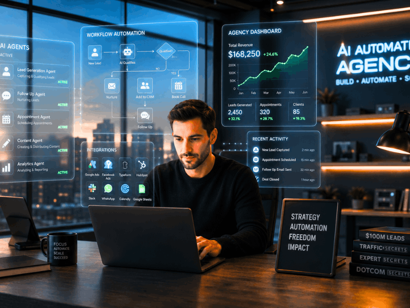 AI Automation Agency Course 2026 - Successful AI Agency Owner with AI Agents & Workflows.