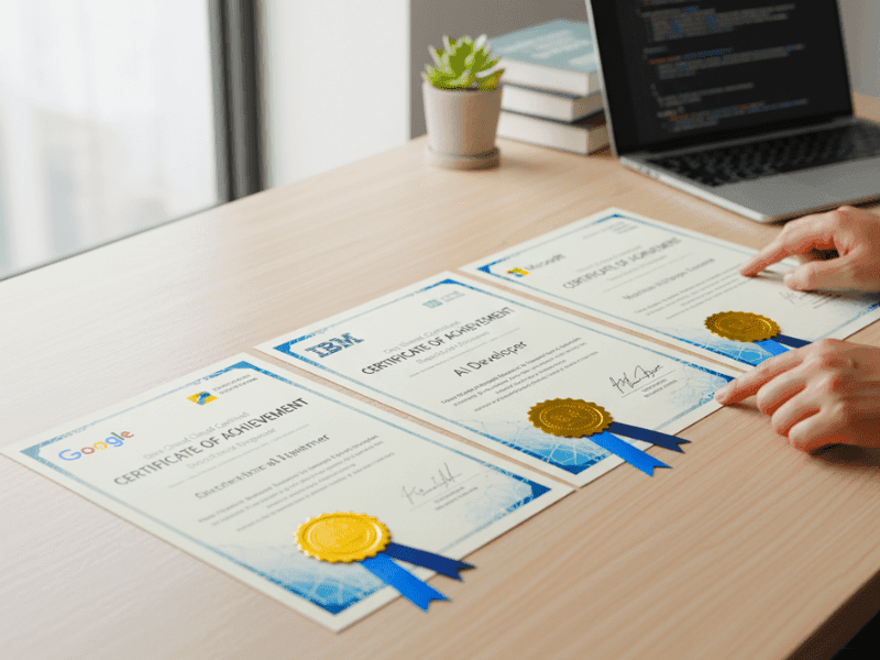 Free AI Certificate Programs for Beginners - Google IBM Microsoft Certificates