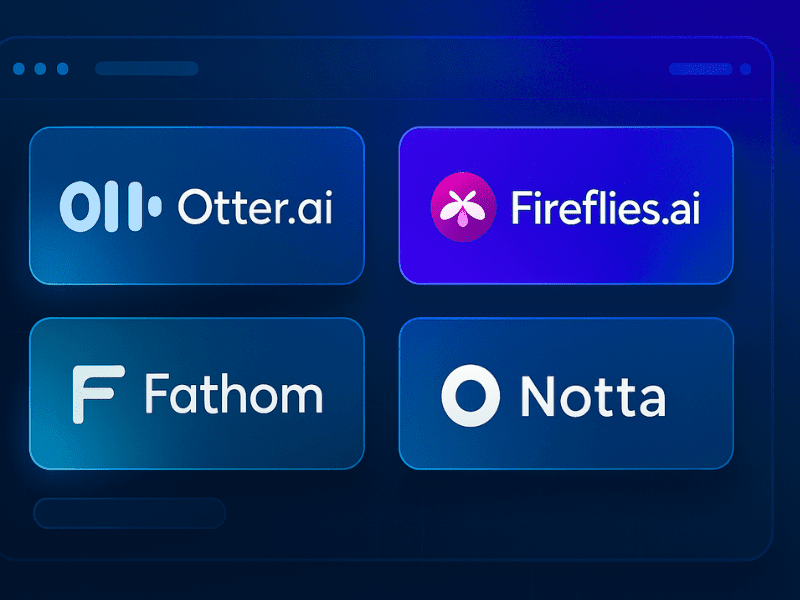 Best Free AI Tools For Summarizing Meeting Notes (2025) 3 ai tools collage dashboard 2025.jpg