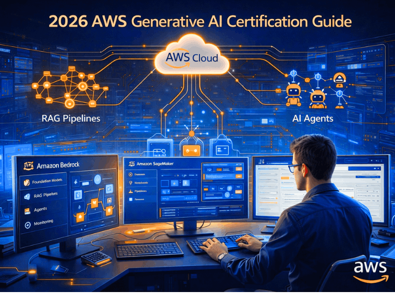 Which gen AI certification is best - AWS Generative AI Certifications Bedrock SageMaker 2026.
