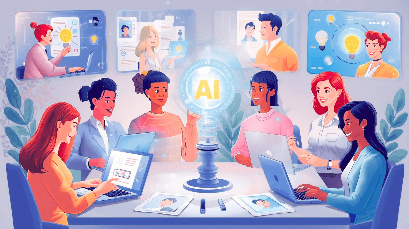 Free AI Basics for Non-Technical People (No Coding Needed) 1 Free AI Basics for Non-Technical People learning without coding — modern illustration showing AI education and future-ready skills