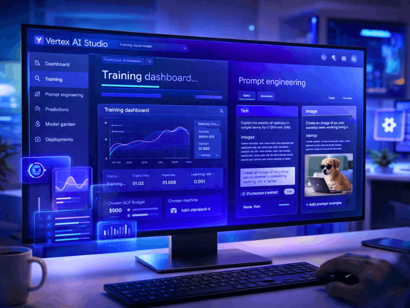 What is Google AI Certification - Google Vertex AI Studio for advanced AI model training and prompt engineering.