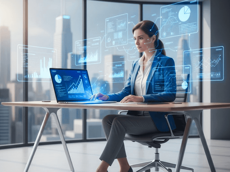 Which AI Course Is Best for Business Analyst? Truth Inside (2026 Guide) 1 Which AI course is best for business analyst 2026: Professional BA with AI dashboards and predictive insights.