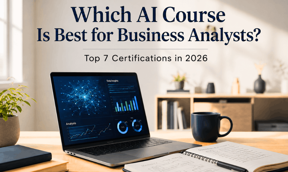 Which AI course is best for business analysts – top 7 AI certifications compared for 2026.