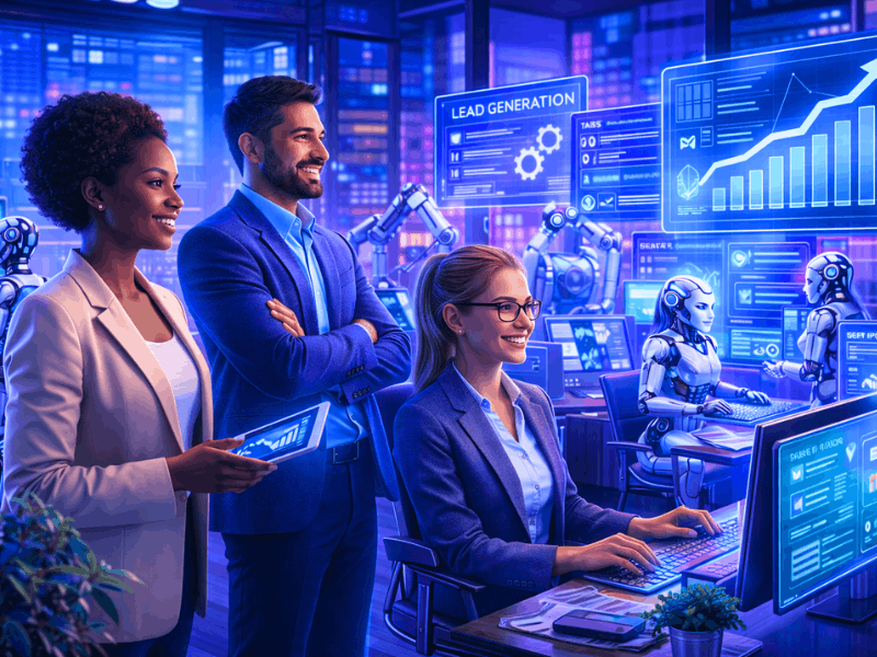 Agentic AI Frameworks for Small Business (2026) – future of AI agents empowering small business teams with automation and growth.