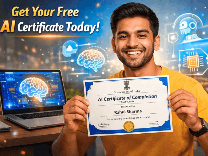 Free AI Course by Govt with Certificate.