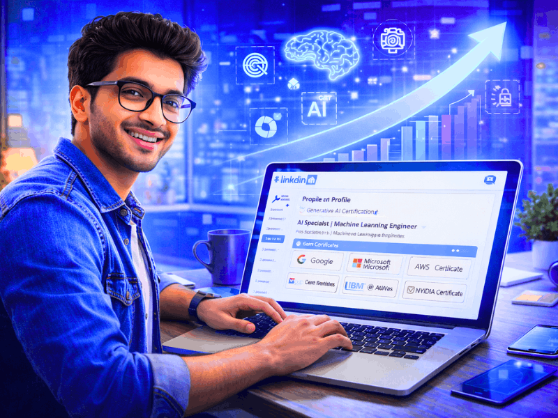 How to get generative AI certificate for free in 2026 - update LinkedIn with AI certifications.