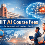 IIT AI course fees for international students 2026 admission scholarship guide.
