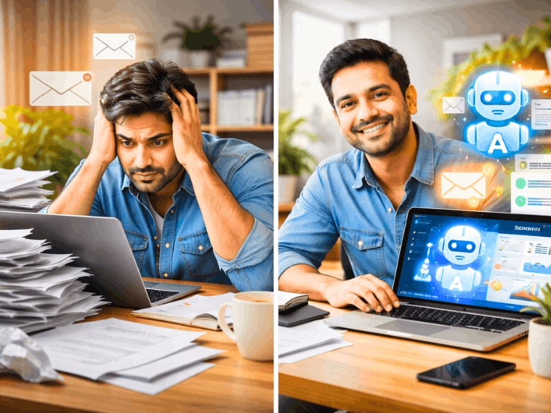 AI for Small Business Owners free online course showing how AI changes small business from stress to success 2026.