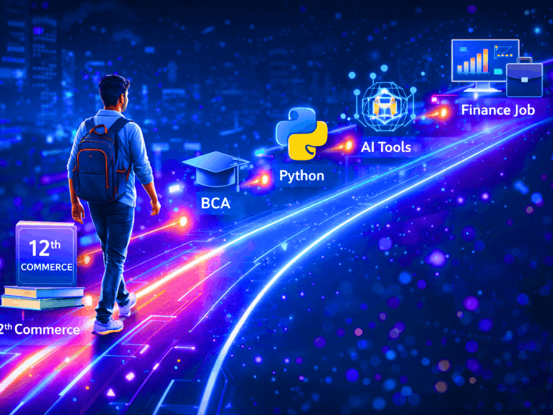 Can I study Artificial Intelligence after 12th Commerce? AI and Data Science Roadmap for Commerce students.