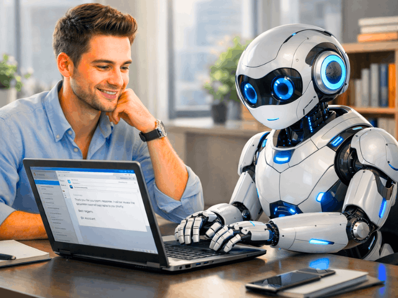 How to build my first AI agent for free without coding with friendly AI assistant robot.