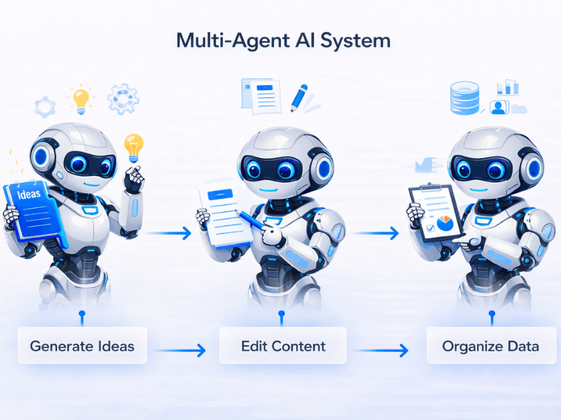 How to build my first AI agent for free without coding - multi-agent AI system explained. 