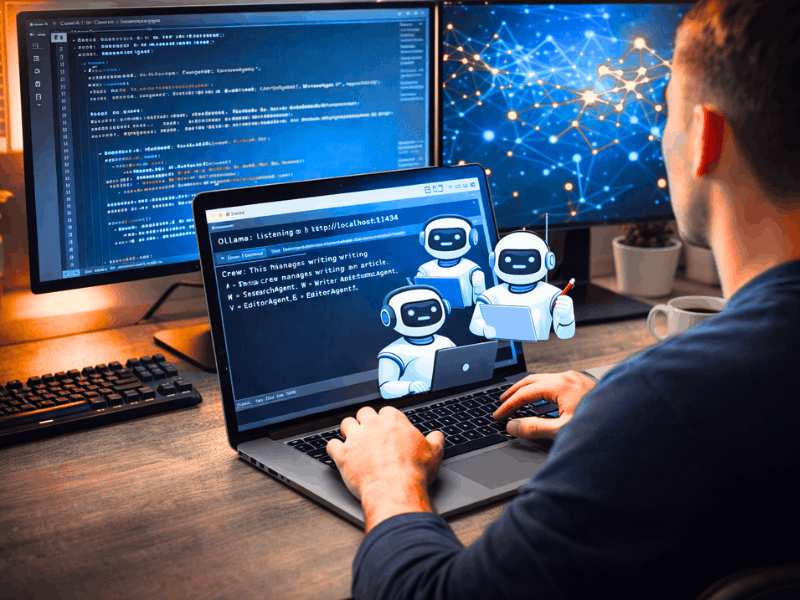 How to create a multi-agent system using free open-source tools with Ollama and local LLM setup.
