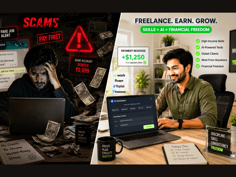 Are AI Prompt Jobs Scams? Fake Job Scams vs Real Freelance AI Work.