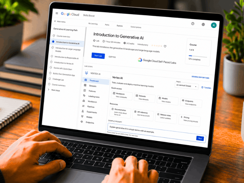 Google Cloud Generative AI Learning Path - Free Gen AI Certification 2026.