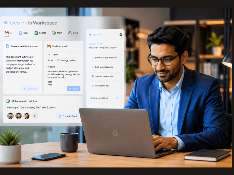 Google Gen AI Leader Certification Kit - Gemini in Workspace for business productivity.