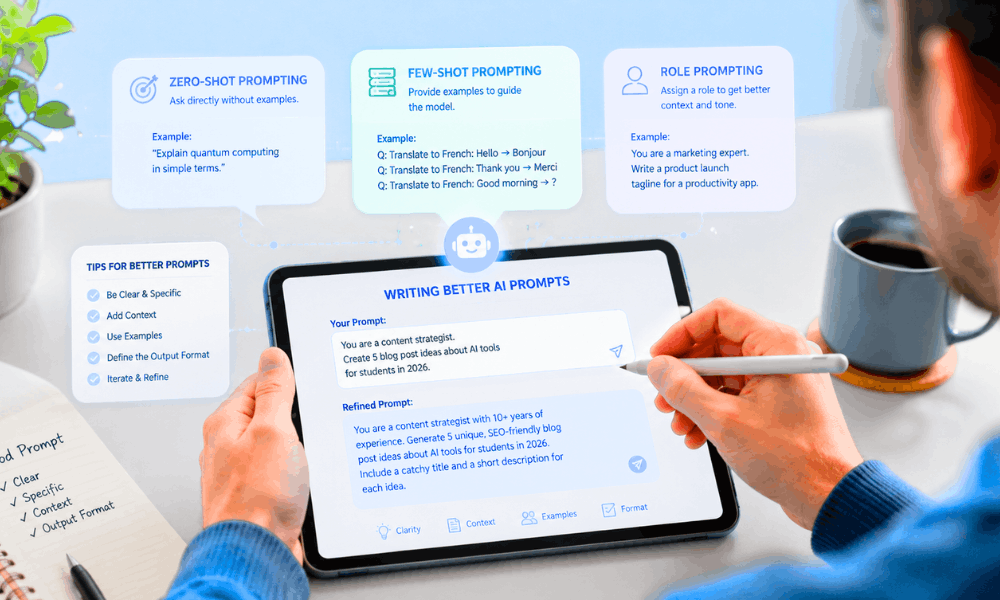 AI prompt engineer jobs remote no experience – beginner prompting techniques zero-shot few-shot role prompting.